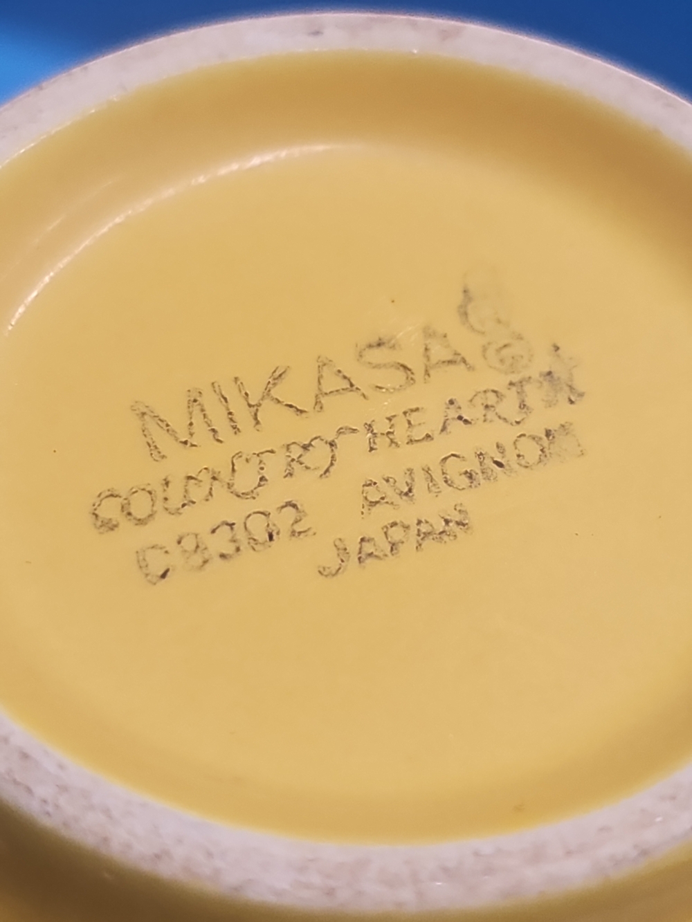 Mikasa Country Hearth Yellow Floral Ceramic Teacup and Saucer Set - Picture 9 of 9